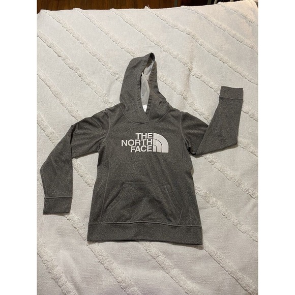 The North Face Hoodie Sweatshirt Size Small Gray Women's Pullover - READ!! - Picture 1 of 12